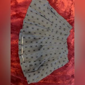 size 12 skirt with fun pattern and zipper